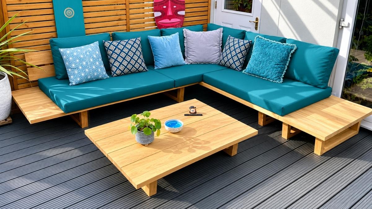 How to Build a DIY Corner Garden Sofa – With Plans