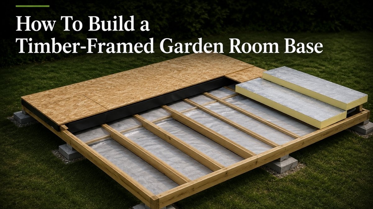 Landscape Timber Base How to Build a Timber-Framed Garden Room Base - Wood Create